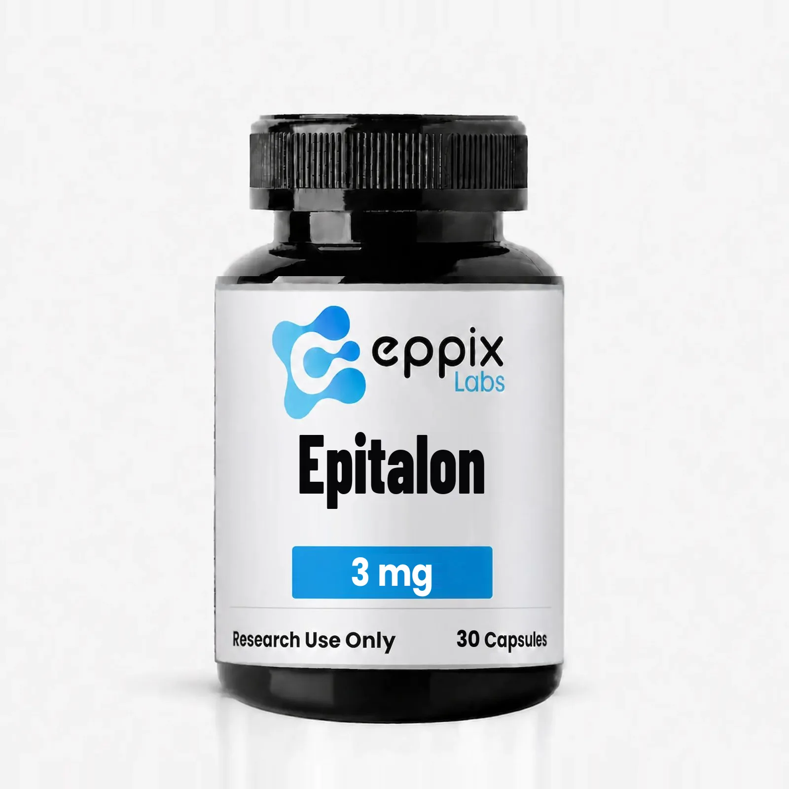 Epitalon Capsules, lyophilized research peptide vial, Eppix Labs