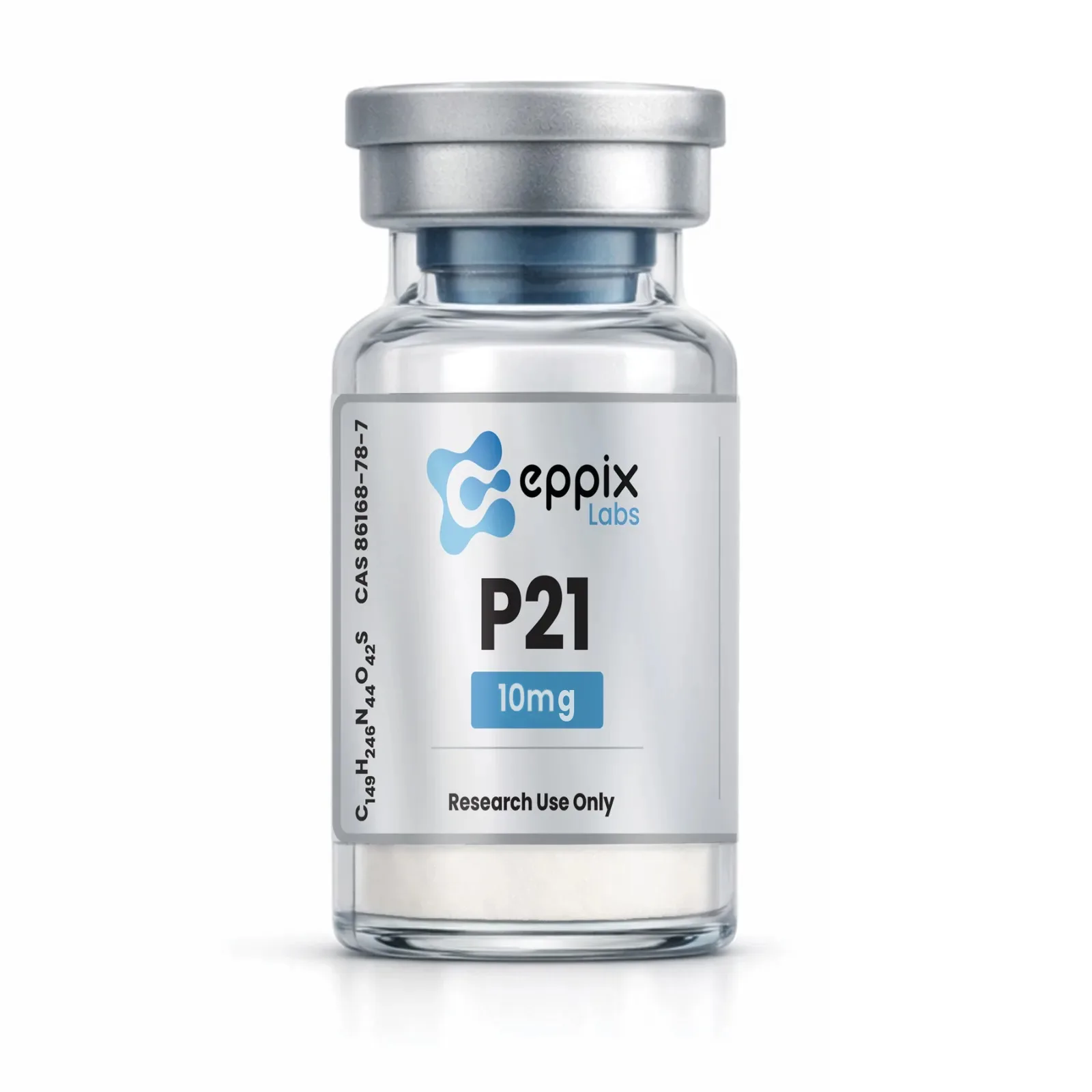 P21 10 mg research peptide vial — Eppix Labs Canada