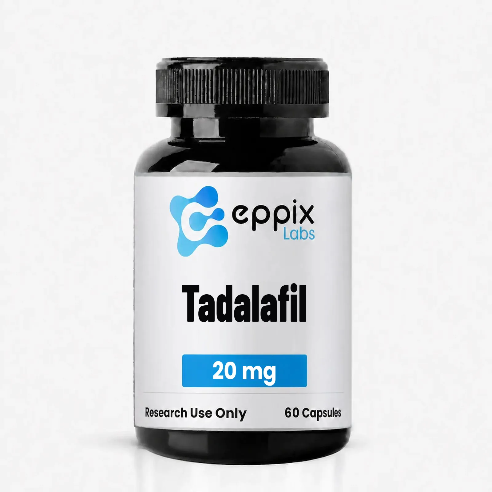Tadalafil Capsules, lyophilized research peptide vial, Eppix Labs