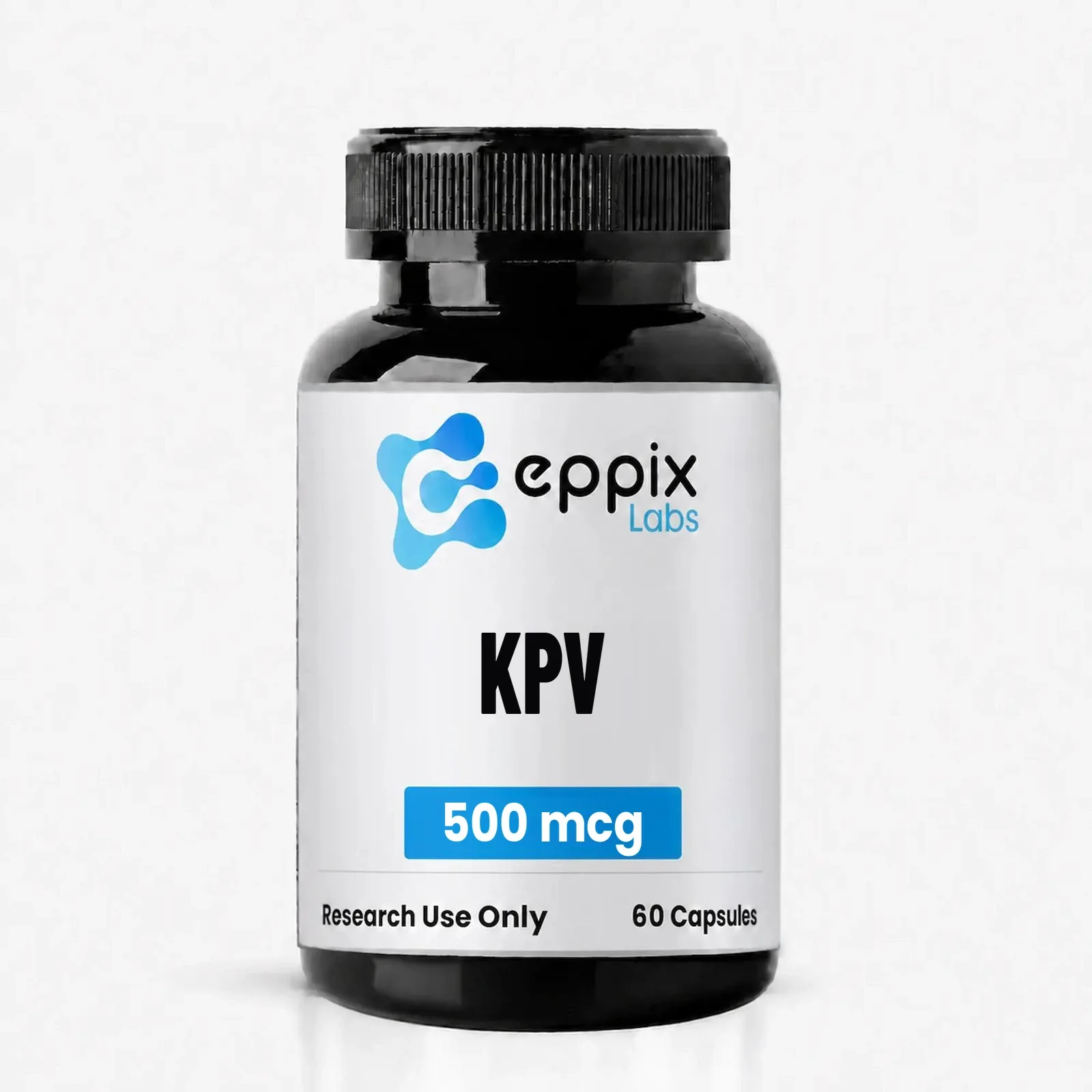 KPV Capsules, 500mcg, lyophilized research peptide vial, Eppix Labs