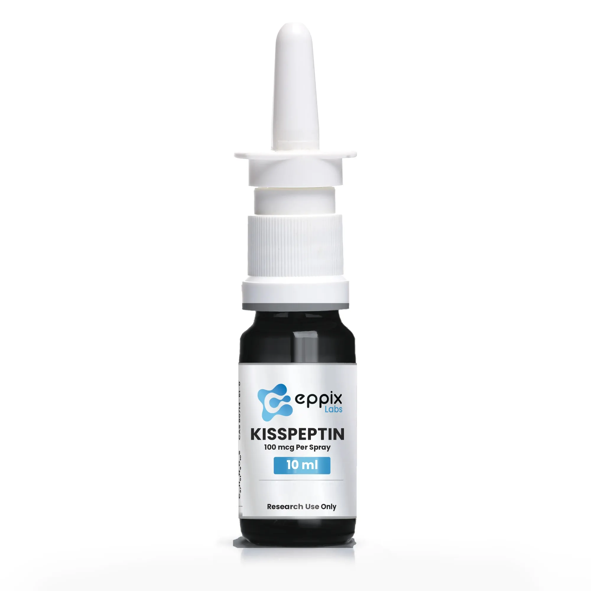 Kisspeptin-10 Spray, 10mg, lyophilized research peptide vial, Eppix Labs