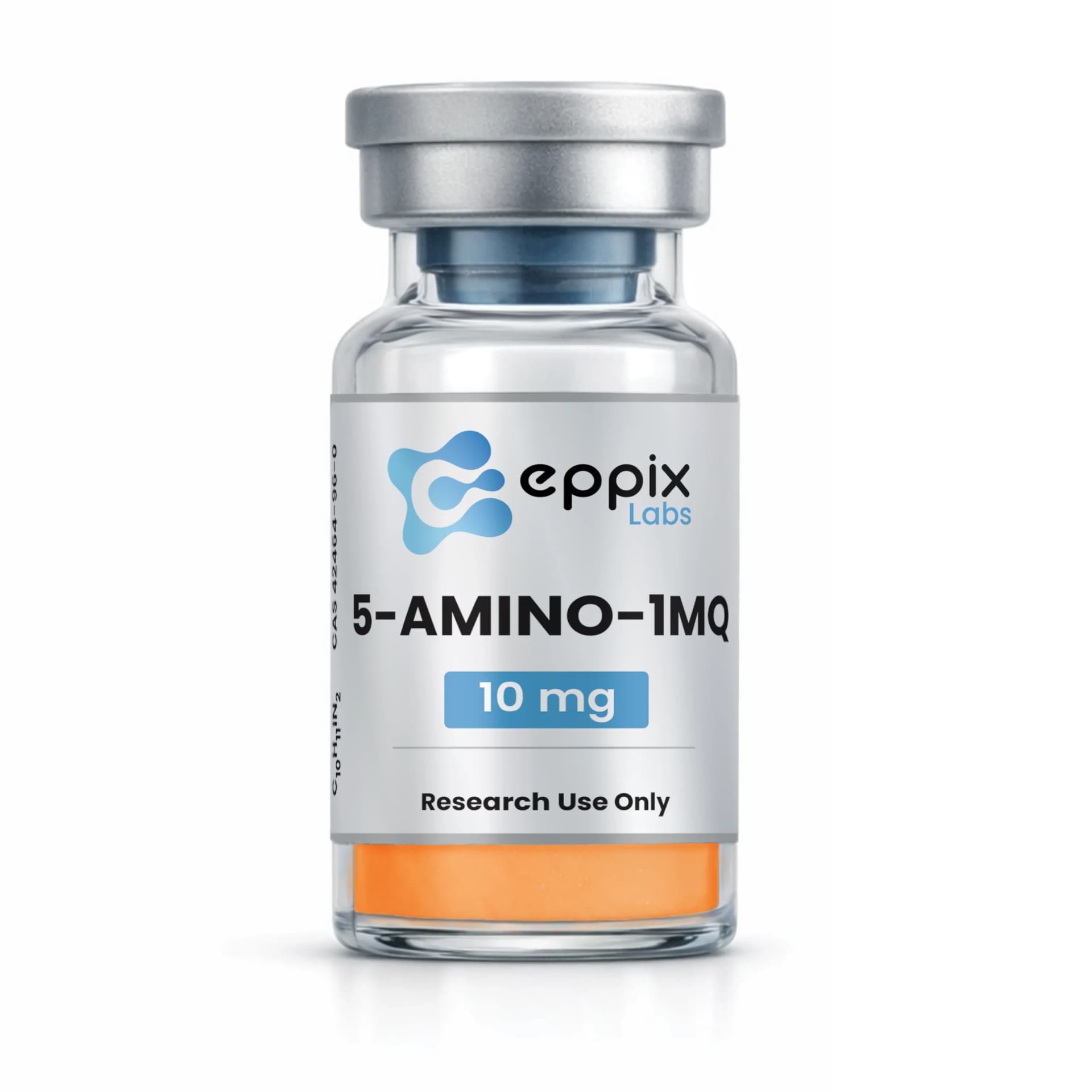 5-Amino-1MQ, 10mg, lyophilized research peptide vial, Eppix Labs