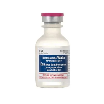 Pfizer Bacteriostatic Water, lyophilized research peptide vial, Eppix Labs